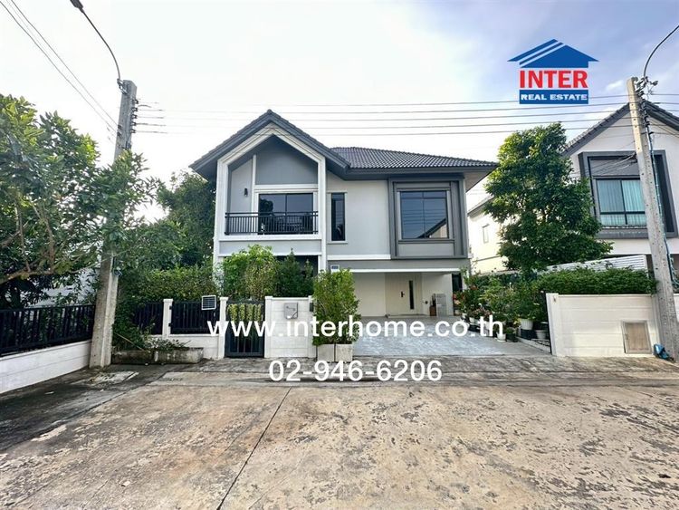 บ้านเดี่ยว 2 ชั้น 78.5 ตร.ว. หมู่บ้านบริทาเนีย ราชพฤกษ์-นครอินทร์ ซอยบางเลน21 ถนนบางกรวย-ไทรน้อย ถนนราชพฤกษ์ ถนนนครอินทร์ บางใหญ่ นนทบุรี