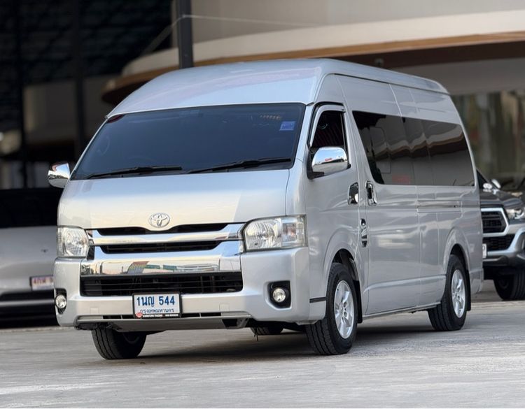 Toyota Commuter 2016 3.0 Van ดีเซล ไม่ติดแก๊ส เกียร์ธรรมดา เทา รูปที่ 2