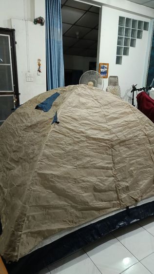 เต็นท์ มือ 2 สีกากี พื้นสีกรมท่าสภาพ 85 เปอร์เซ็นต์ ใช้ครั้งเดียว ขนาด 210x200 cm  รูปที่ 3