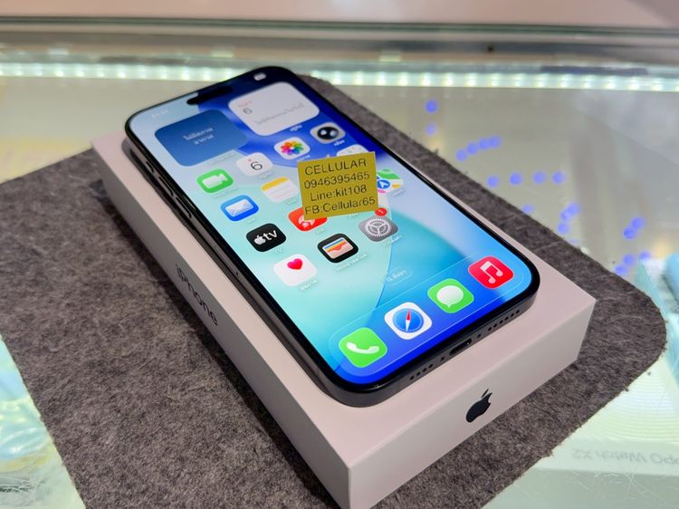 iPhone 15 Pro Max 256GB สภาพสวยมาก เครื่องไทย ครบกล่อง รูปที่ 3