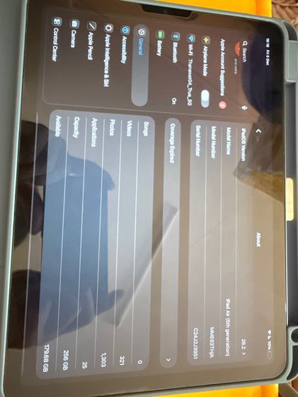 IPad Air5 (256GB) ปี 2022 สีเทา Space Gray รูปที่ 8