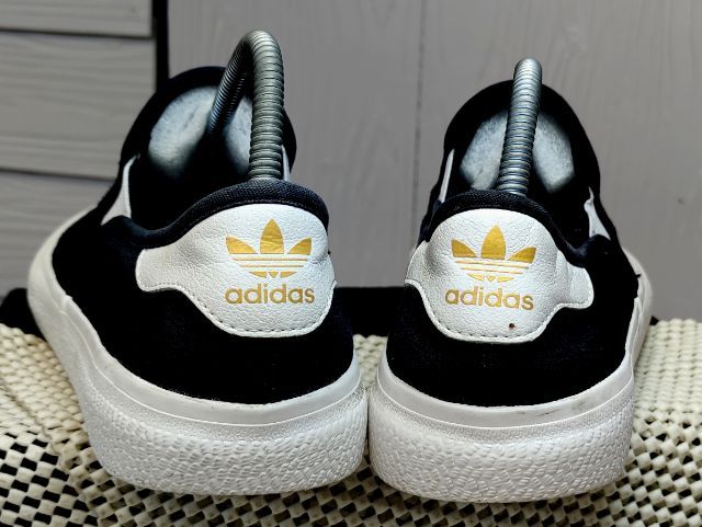 รองเท้า💥adidas Slip -on💥ของแท้‼️หนังกลับ สีดำ สวยๆ เดิมๆ สภาพดี💥ไซร์ 42 รูปที่ 7