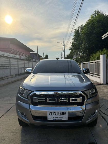 Ford Ranger 2018 2.2 Hi-Rider XLT Pickup ดีเซล ไม่ติดแก๊ส เกียร์อัตโนมัติ เทา รูปที่ 2