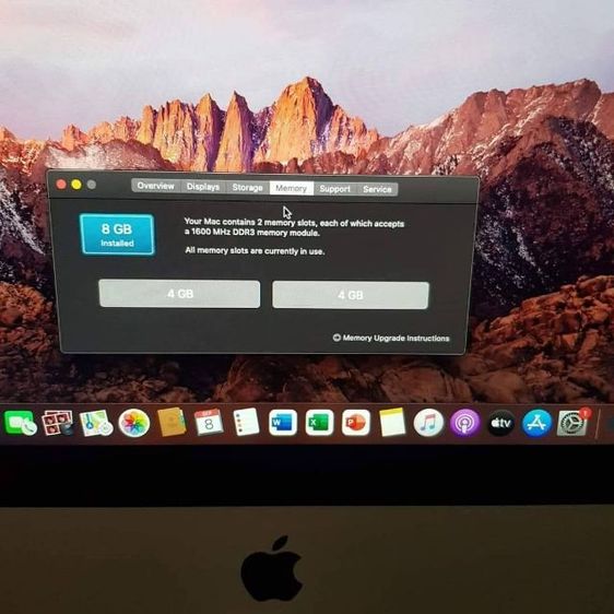 Apple iMac หน้าจอบาง 21.5 นิ้ว i5 HDD 1000GB Ram 8GB  สวยๆ ไหลลื่น รูปที่ 9