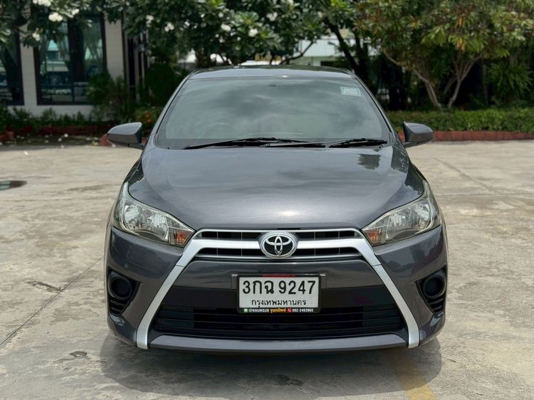 Toyota Yaris 2014 1.2 E Sedan เบนซิน ไม่ติดแก๊ส เกียร์อัตโนมัติ เทา รูปที่ 3