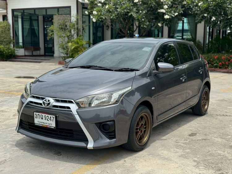 Toyota Yaris 2014 1.2 E Sedan เบนซิน ไม่ติดแก๊ส เกียร์อัตโนมัติ เทา