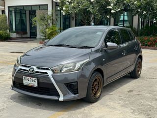 Toyota Yaris 1.2E เกียร์ออโต้ ปี2014 สีเทา โตโยต้า ยาริส รถเก๋ง รถสวยสภาพนางฟ้า