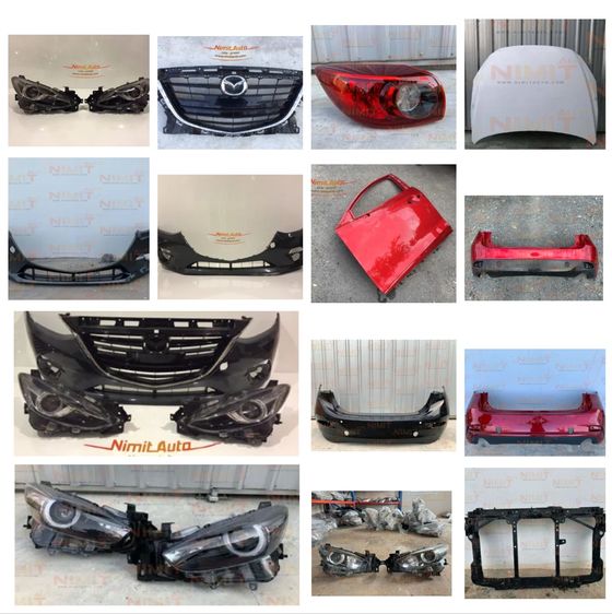 🔥 อะไหล่ Mazda 3 BM,BN ของแท้ศูนย์ ราคาดี พร้อมส่งทั่วไทย ไฟหน้า ไฟท้าย กันชน ประตู ฝากระโปรง กระจกมองข้าง บอดี้พาร์ทครบ จาก NIMIT AUTO
