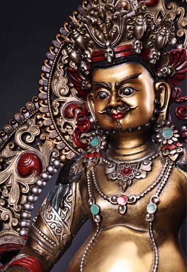 🕉️พระพุทธรูปจัมบาลาสีเหลือง 🕉️ รูปที่ 3