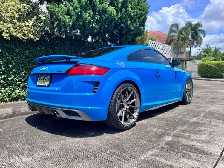 Audi Audi TT  2021 2.0 TFSI Quattro S Line 4WD Sedan เบนซิน เกียร์อัตโนมัติ ฟ้า รูปที่ 4