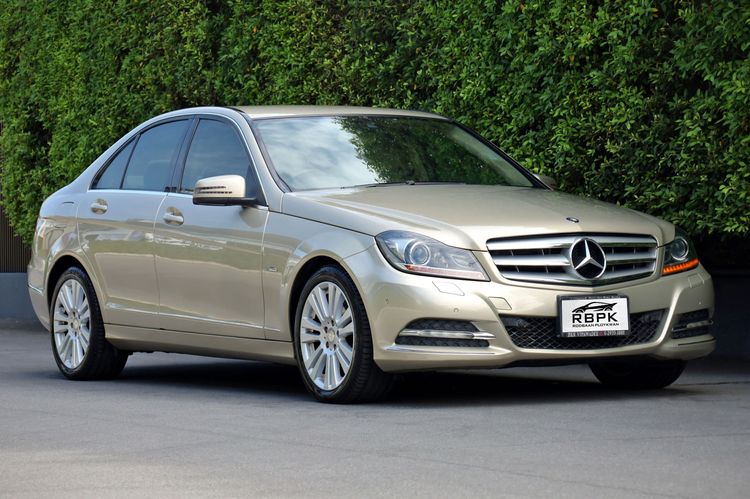 Mercedes-Benz C-Class 2012 C200 CGI Sedan เบนซิน ไม่ติดแก๊ส เกียร์อัตโนมัติ น้ำตาล รูปที่ 4
