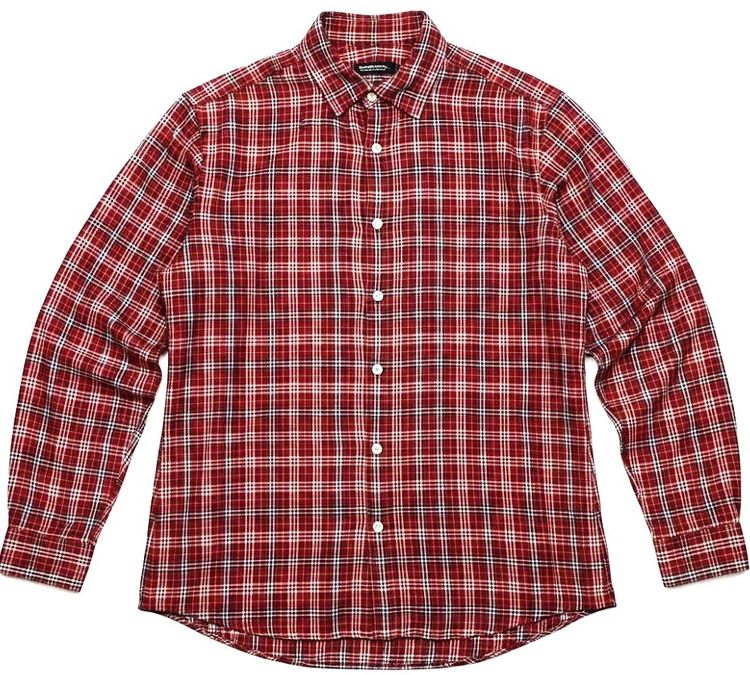Burberry Black Label Men's Long Sleeve Checked Shirt