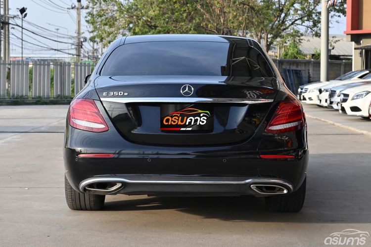 Mercedes-Benz E-Class 2017 E350 Sedan ปลั๊กอินไฮบริด (PHEV) ไม่ติดแก๊ส เกียร์อัตโนมัติ ดำ รูปที่ 4