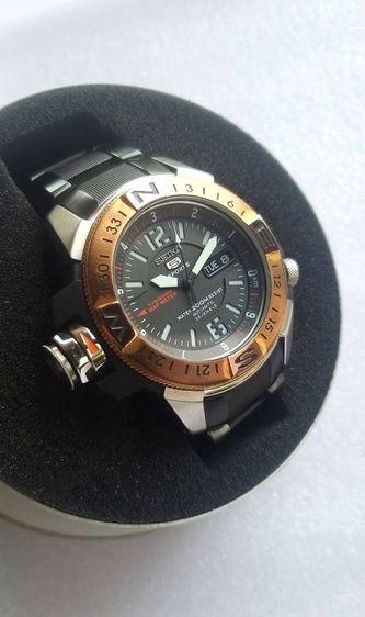 นสฬิกา Seiko5 Map Pinkgold รูปที่ 8