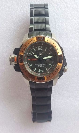 นสฬิกา Seiko5 Map Pinkgold รูปที่ 9