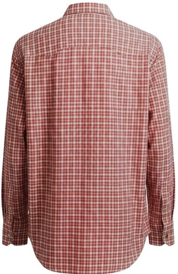 Polo Ralph Lauren red and white tartan-check cotton Western shirt.  รูปที่ 8