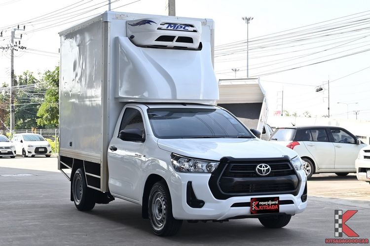 Toyota Hilux Revo 2020 2.4 Entry Pickup ดีเซล ไม่ติดแก๊ส เกียร์ธรรมดา ขาว