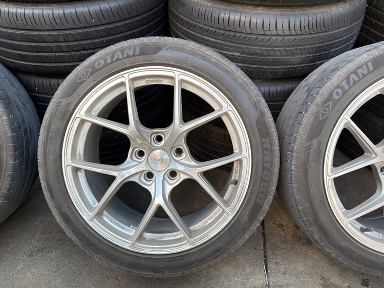 ล้อแฟชั่นขอบ18“8.5”อ๊อฟ35พร้อมยางปี24 รูปที่ 3