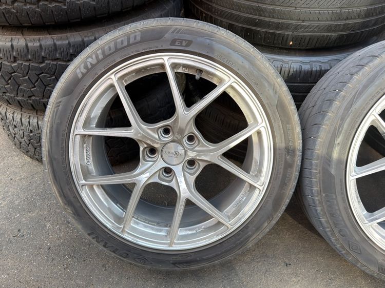 ล้อแฟชั่นขอบ18“8.5”อ๊อฟ35พร้อมยางปี24 รูปที่ 5