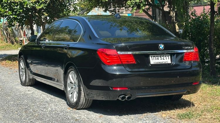 BMW Series 7 2011 730Ld Sedan ดีเซล ไม่ติดแก๊ส เกียร์อัตโนมัติ ดำ รูปที่ 3