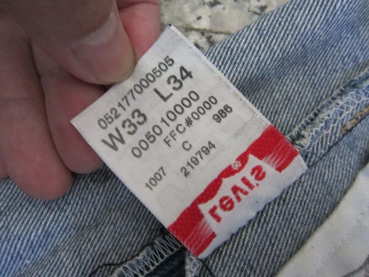 ขาย Levi's 501 W 33 L34 ของใหม่ใช้เองมือเดียว (ของแท้ๆ) สภาพเดิมๆ รูปที่ 15