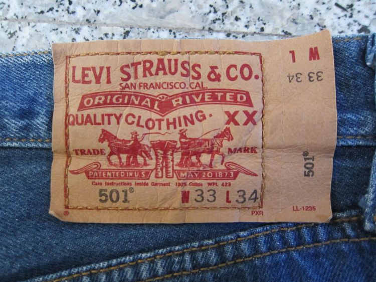 ขาย Levi's 501 W 33 L34 ของใหม่ใช้เองมือเดียว (ของแท้ๆ) สภาพเดิมๆ รูปที่ 6