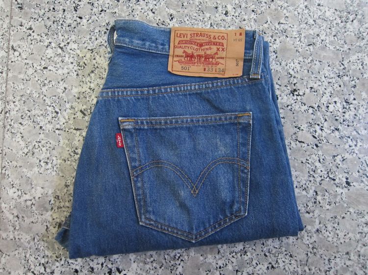 ขาย Levi's 501 W 33 L34 ของใหม่ใช้เองมือเดียว (ของแท้ๆ) สภาพเดิมๆ รูปที่ 5