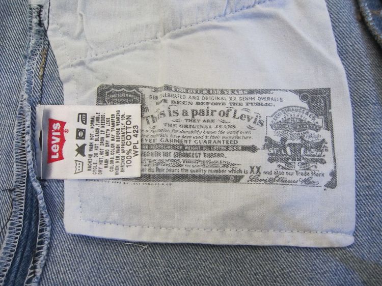 ขาย Levi's 501 W 33 L34 ของใหม่ใช้เองมือเดียว (ของแท้ๆ) สภาพเดิมๆ รูปที่ 14