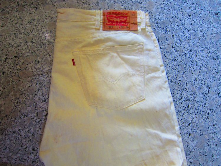 ขาย Levi's 501 W 42 L30  (ของแท้ๆ) Made in EGYPT ชายหรือหญิง ใส่ได้ รูปที่ 4