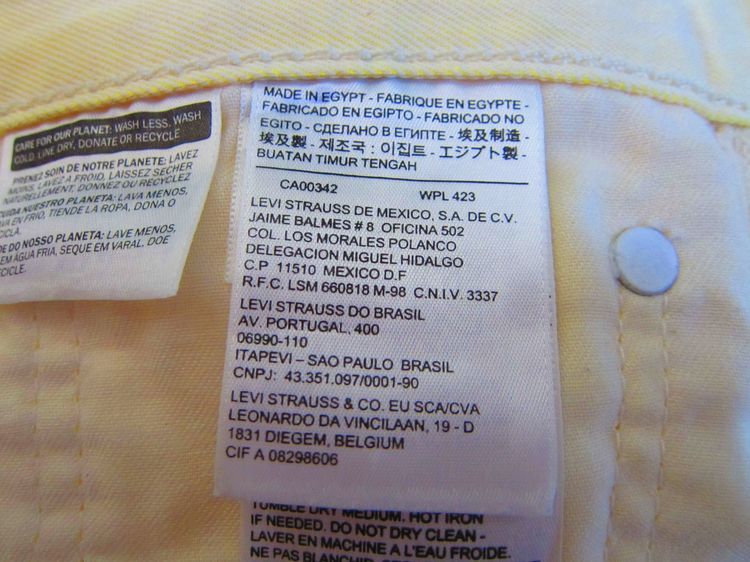 ขาย Levi's 501 W 42 L30  (ของแท้ๆ) Made in EGYPT ชายหรือหญิง ใส่ได้ รูปที่ 14