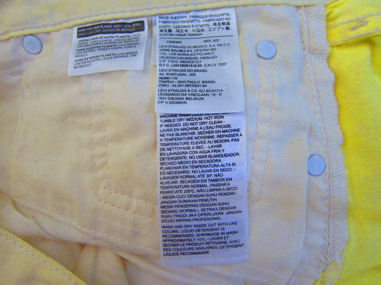 ขาย Levi's 501 W 42 L30  (ของแท้ๆ) Made in EGYPT ชายหรือหญิง ใส่ได้ รูปที่ 10
