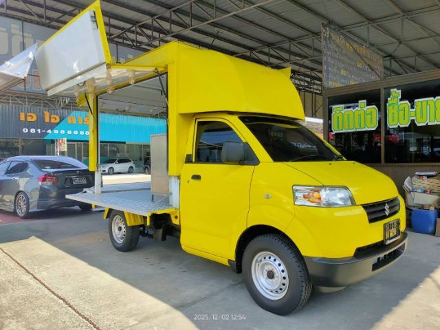 Suzuki Carry 2017 1.6 Pickup เบนซิน ไม่ติดแก๊ส เกียร์ธรรมดา เหลือง รูปที่ 4