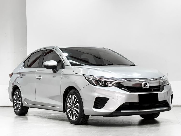 Honda City 2021 1.0 SV Sedan เบนซิน เกียร์อัตโนมัติ บรอนซ์เงิน รูปที่ 3