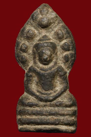 พระเนื้อโลหะเก่า ฐาน2 สูง4.5 ซ.ม BB 78