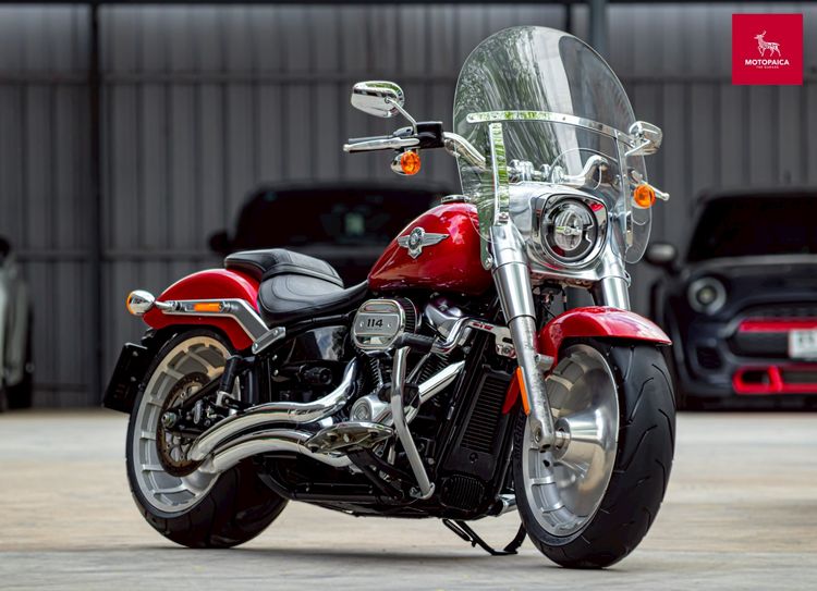 Fat Boy Harley Davidson Fatboy114 ปี2019 สีแดง เจ้าของเดียว วิ่ง13,000Mi.