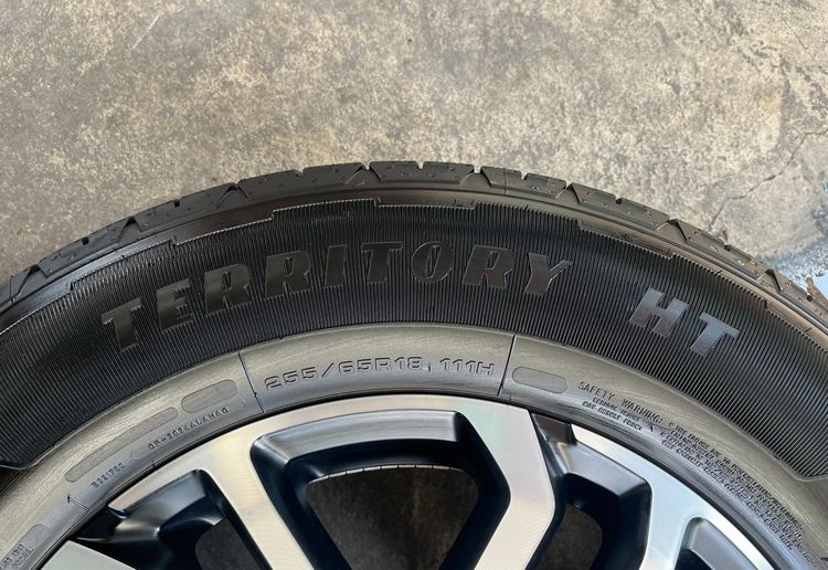 ✨ล้อแม็กป้ายแดง✨Ford Next-Gen Sport ขอบ 18 ดำหน้าเงา พร้อมยางใหม่ป้ายแดง 255-65-18 Goodyear💥ปี25💥 รูปที่ 8