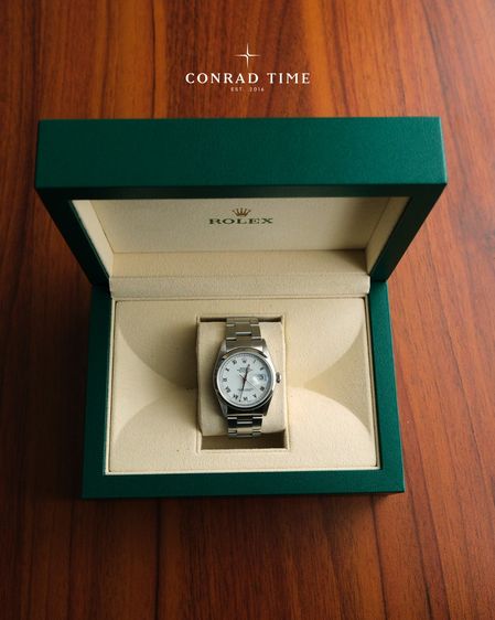 Rolex Datejust 16200 White Roman Dial Oyster Steel 1996 36mm.  รูปที่ 6