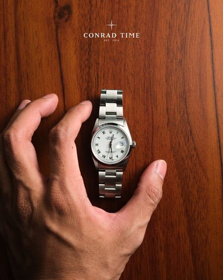 Rolex Datejust 16200 White Roman Dial Oyster Steel 1996 36mm.  รูปที่ 3