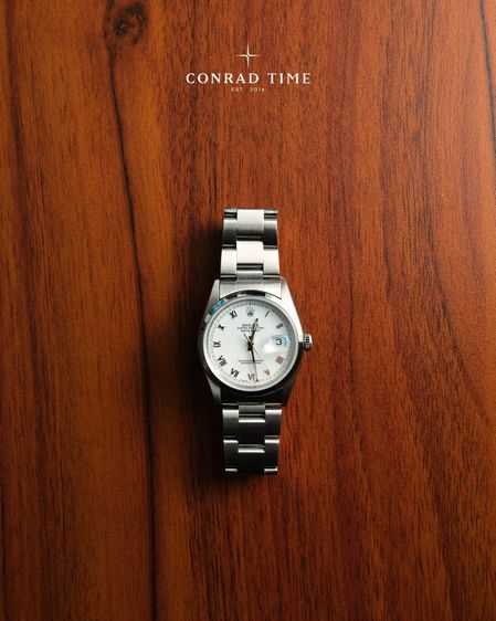 Rolex Datejust 16200 White Roman Dial Oyster Steel 1996 36mm.  รูปที่ 2
