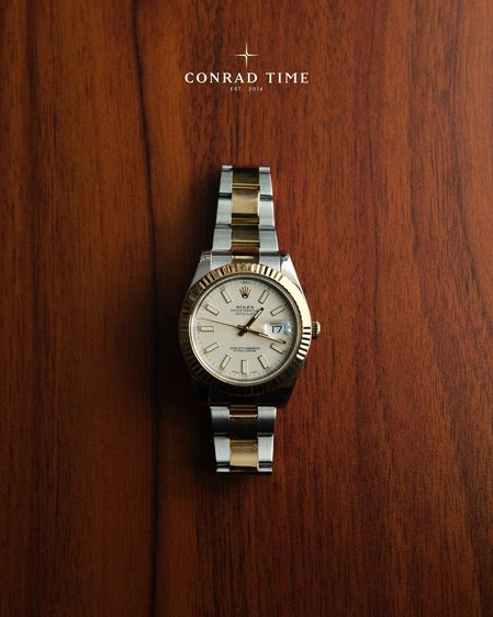 Rolex Datejust 116333 Silver Dial Two-Tone Oyster 2015 41mm. Fullset  รูปที่ 4