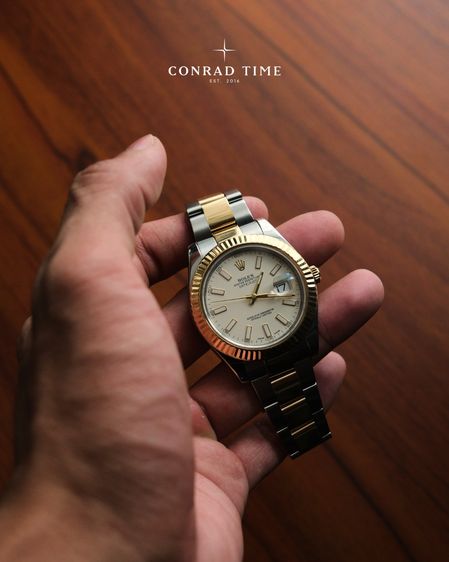 Rolex Datejust 116333 Silver Dial Two-Tone Oyster 2015 41mm. Fullset  รูปที่ 5