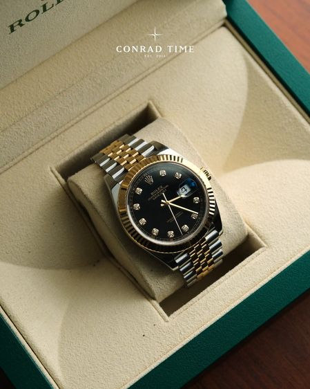 Rolex Datejust 126333 Black Diamond Dial Two-Tone Jubilee 2021 41mm.  รูปที่ 2
