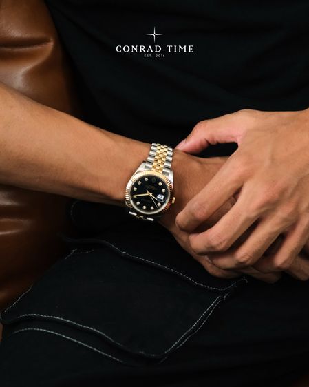 Rolex Datejust 126333 Black Diamond Dial Two-Tone Jubilee 2021 41mm.  รูปที่ 4