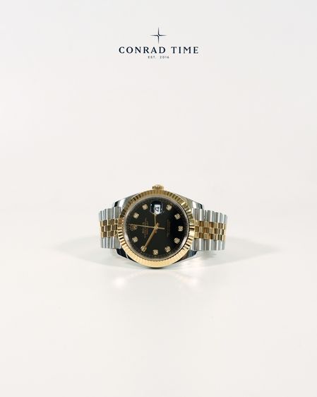 Rolex Datejust 126333 Black Diamond Dial Two-Tone Jubilee 2021 41mm.  รูปที่ 5
