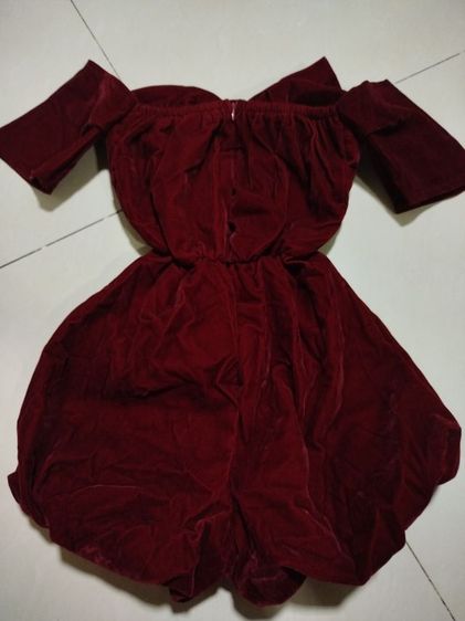 จั๊มสูท แดงกำมะหยี่ รูปที่ 7