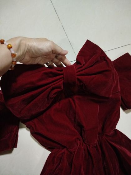 จั๊มสูท แดงกำมะหยี่ รูปที่ 5