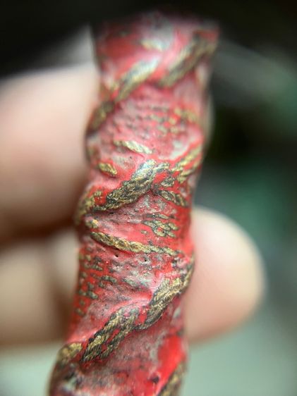 ตะกรุด ตะกั่วลงรักชาติแดง ยาว 3.7 นิ้วไม่ทราบที่(มีสินค้าหลายรายการกดเข้ามาดูในโปรไฟล์ได้เลยครับ) รูปที่ 6