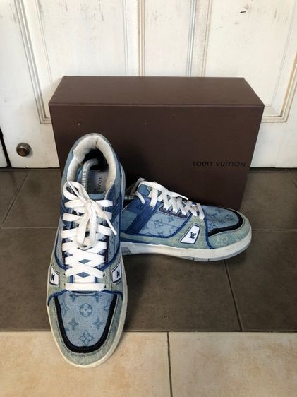 รองเท้าLouis Viutton Trainer Blue Denim รูปที่ 16