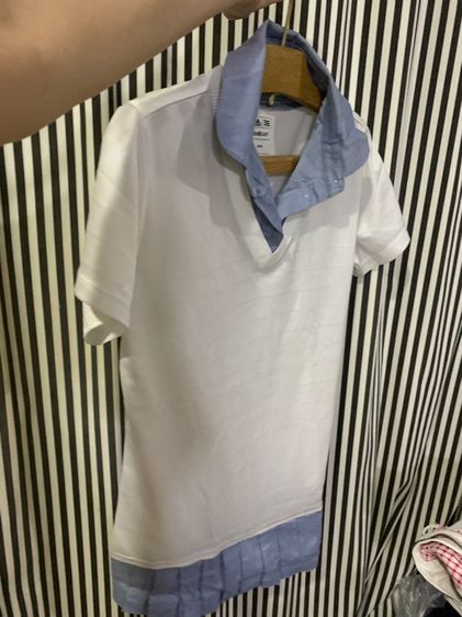 เสื้อ POLO ผู้หญิง ใส่เล่นกี่ฬา ได้ทุกแบบ หรือจะใส่ตีกอล์ฟ ก้อได้ ยี่ห้อ adidas แท้  เนื้อผ้ากันร้อน กันเหงื่อได้ดี รูปที่ 7