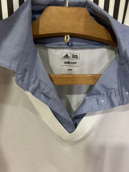 เสื้อ POLO ผู้หญิง ใส่เล่นกี่ฬา ได้ทุกแบบ หรือจะใส่ตีกอล์ฟ ก้อได้ ยี่ห้อ adidas แท้  เนื้อผ้ากันร้อน กันเหงื่อได้ดี รูปที่ 2